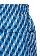 Sandbanks Geometric Swim Shorts - Navy - Sandbanks