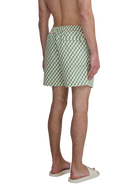 Geometric Swim Shorts - Sage