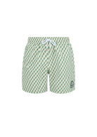 Geometric Swim Shorts - Sage