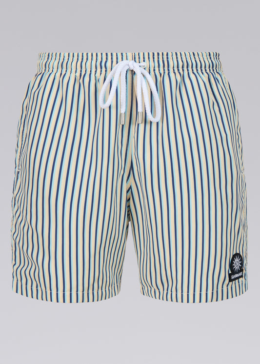 Sandbanks Fine Multi Stripe Swim Shorts - Multi