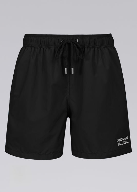 Sandbanks Riviera Collection Swim Shorts - Black