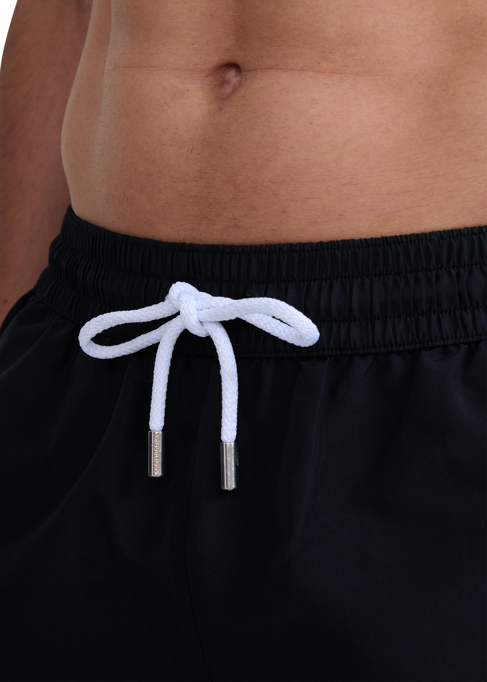 Classic Badge Logo Swim Shorts - Black