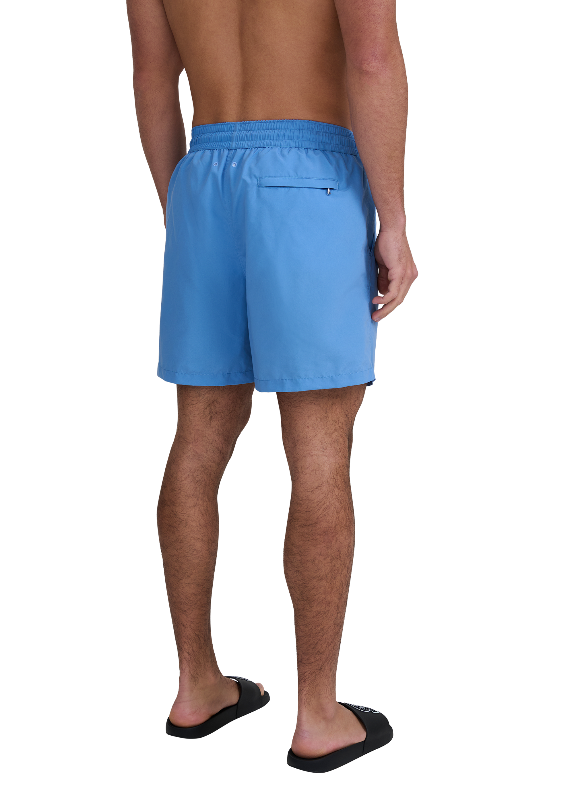 Classic Badge Logo Swim Shorts - Dusty Blue