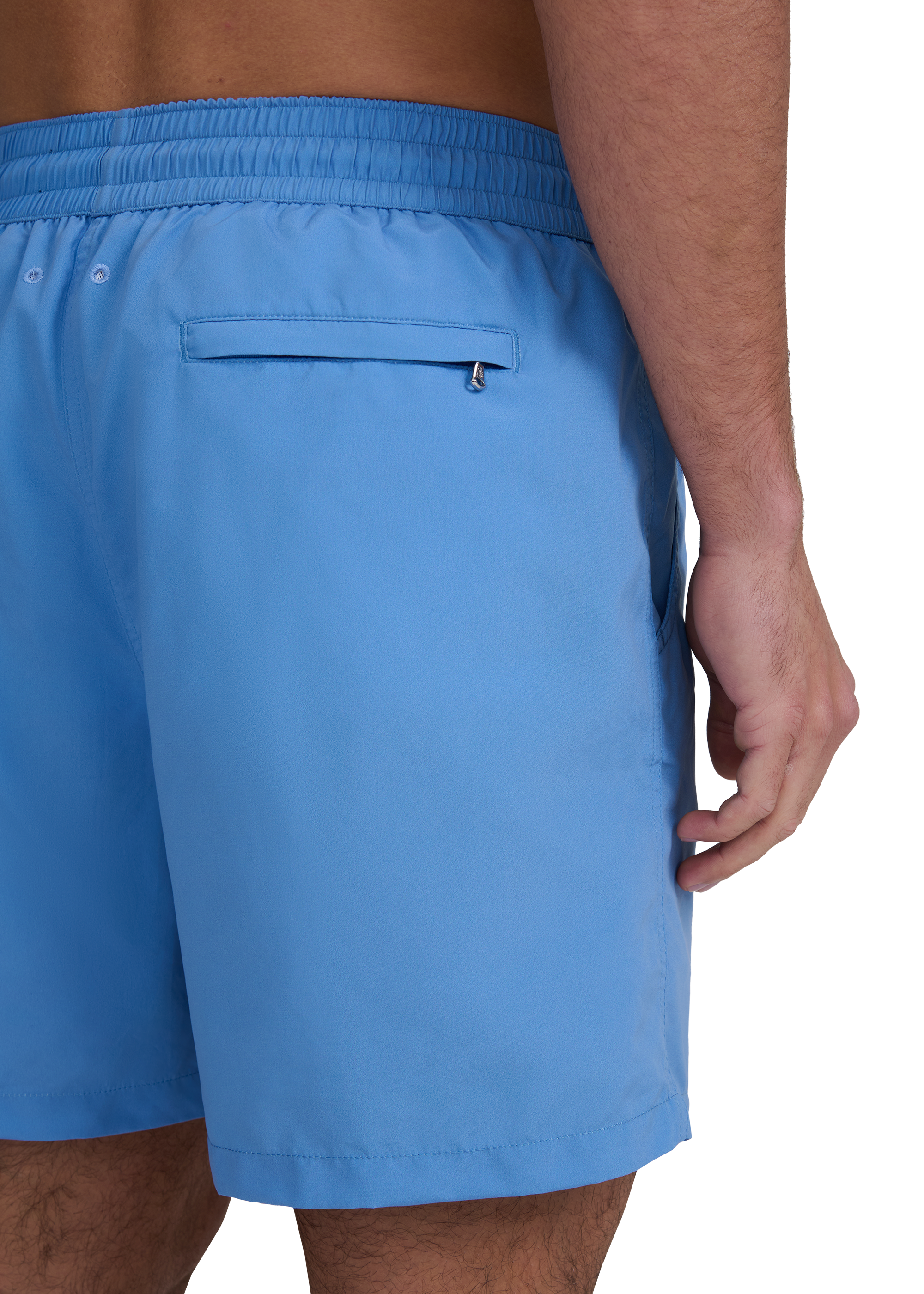 Classic Badge Logo Swim Shorts - Dusty Blue