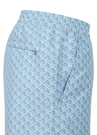 Sandbanks Monogram Swim Shorts - Crystal Blue - Sandbanks