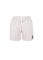 Wide Stripe Swim Short - Sand