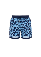 Sandbanks Mosaic Swim Shorts - Navy