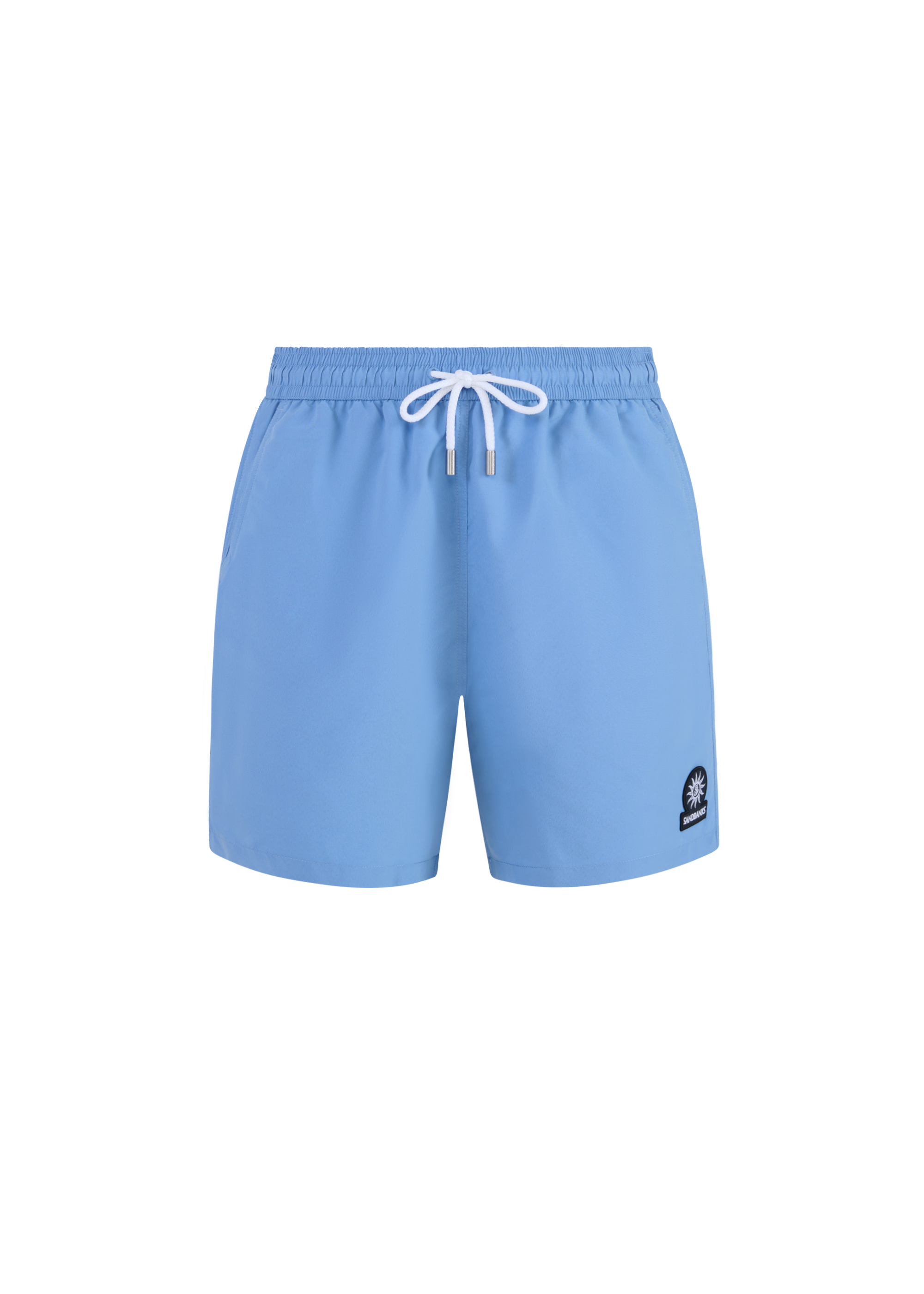 Classic Badge Logo Swim Shorts - Dusty Blue