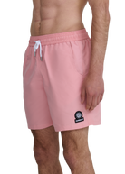 Classic Badge Logo Swim Shorts - Dusty Pink