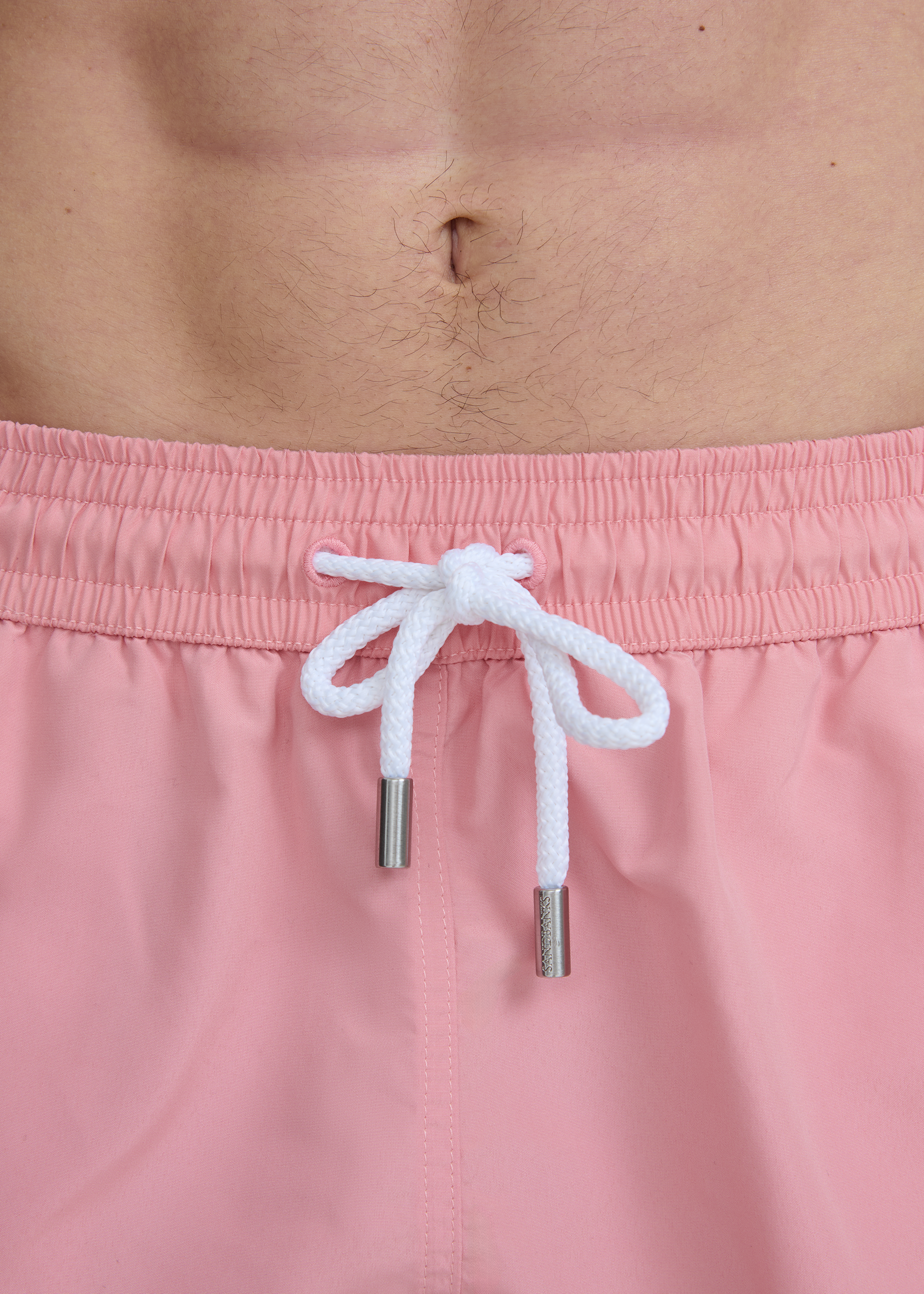 Classic Badge Logo Swim Shorts - Dusty Pink