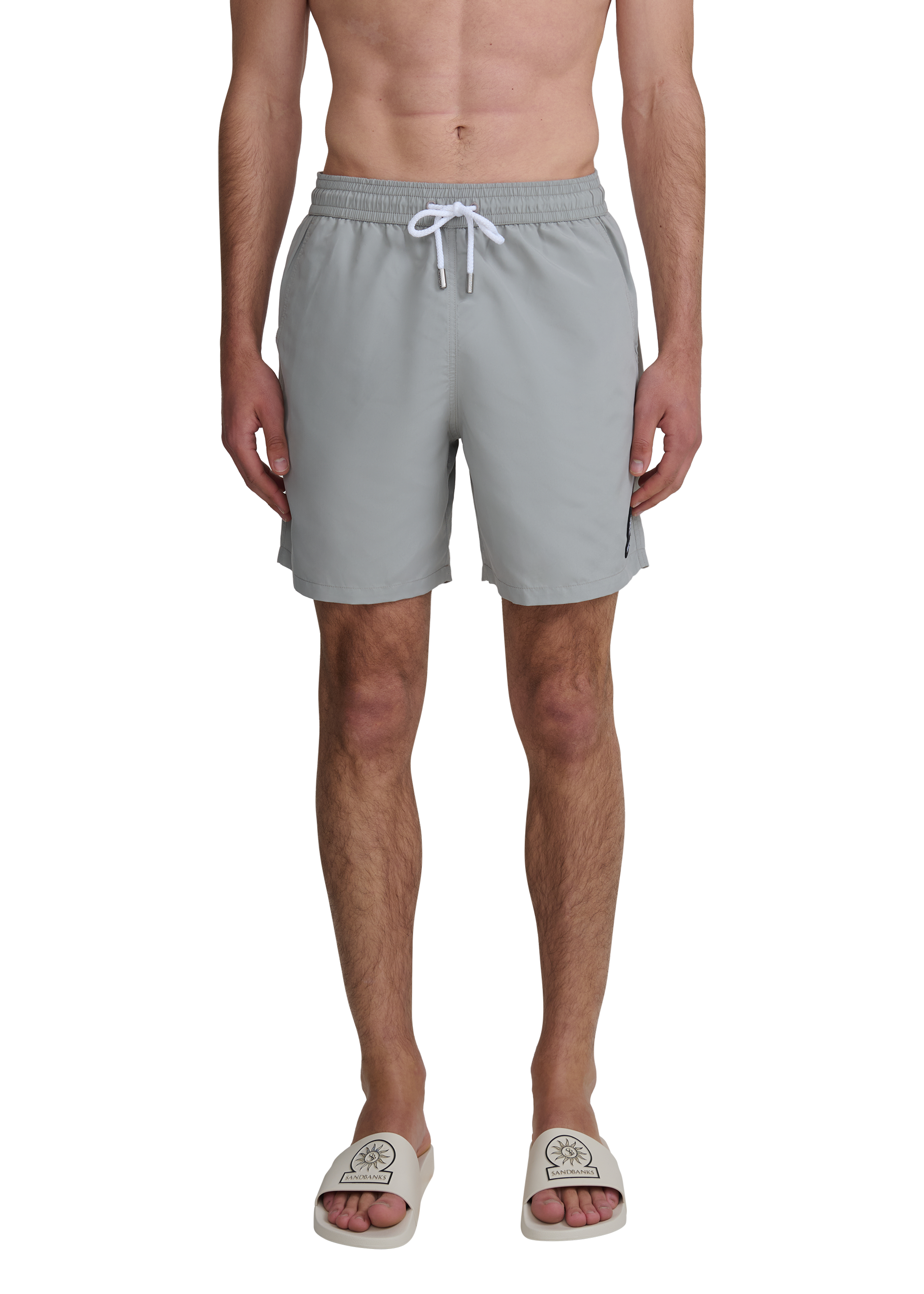 Classic Badge Logo Swim Shorts - Sage