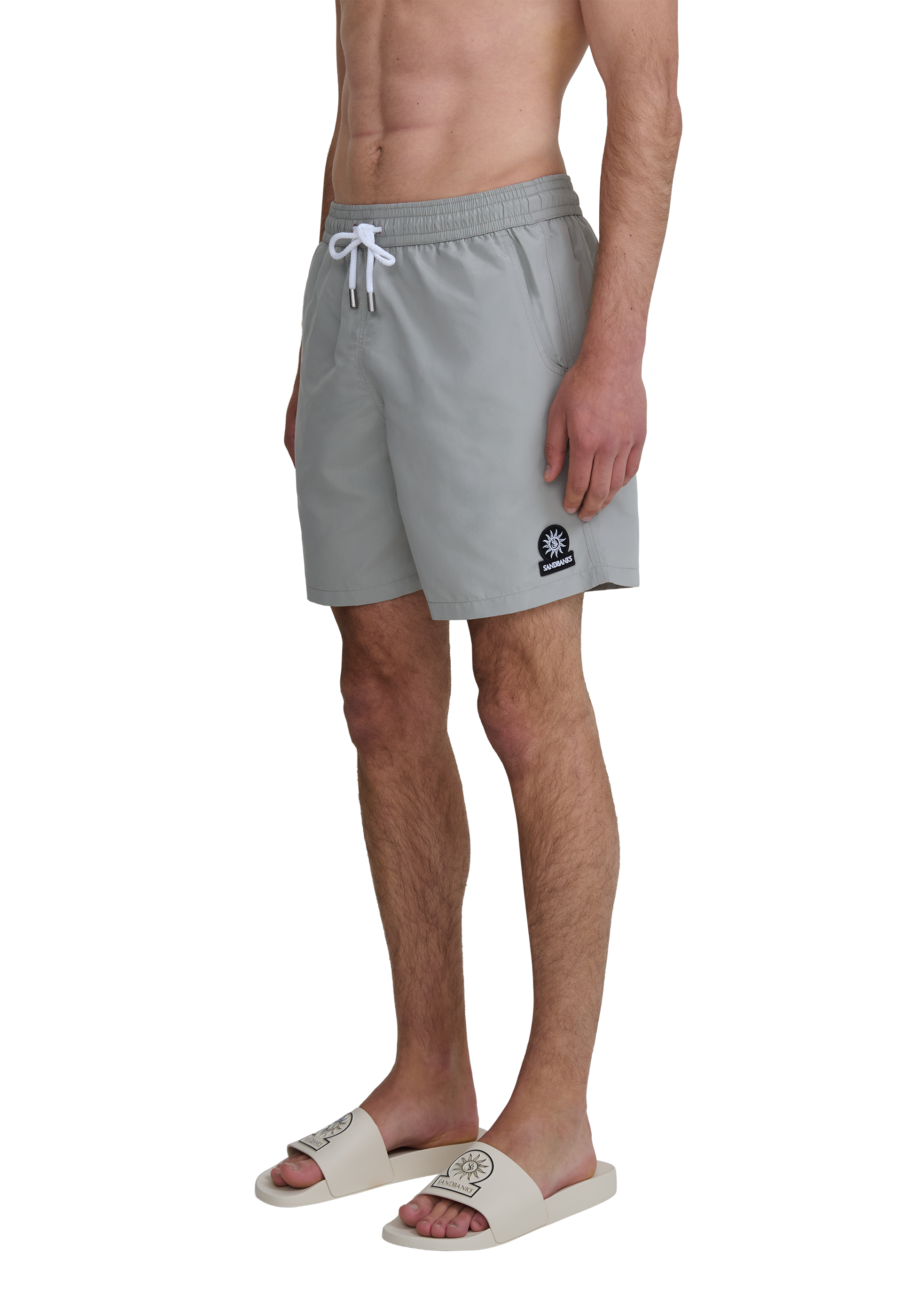 Classic Badge Logo Swim Shorts - Sage