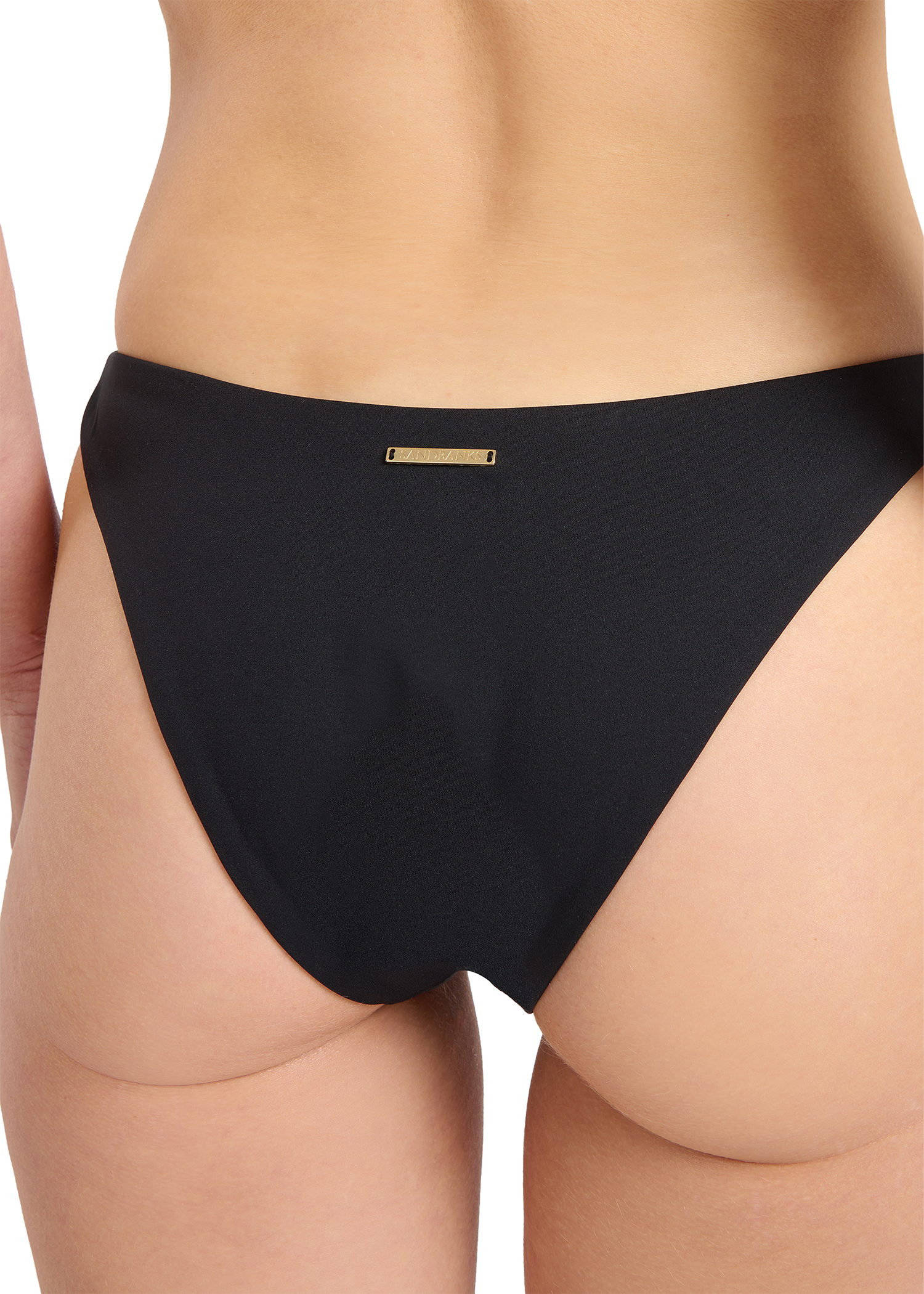 Sandbanks Scoop Bikini Bottom - Black