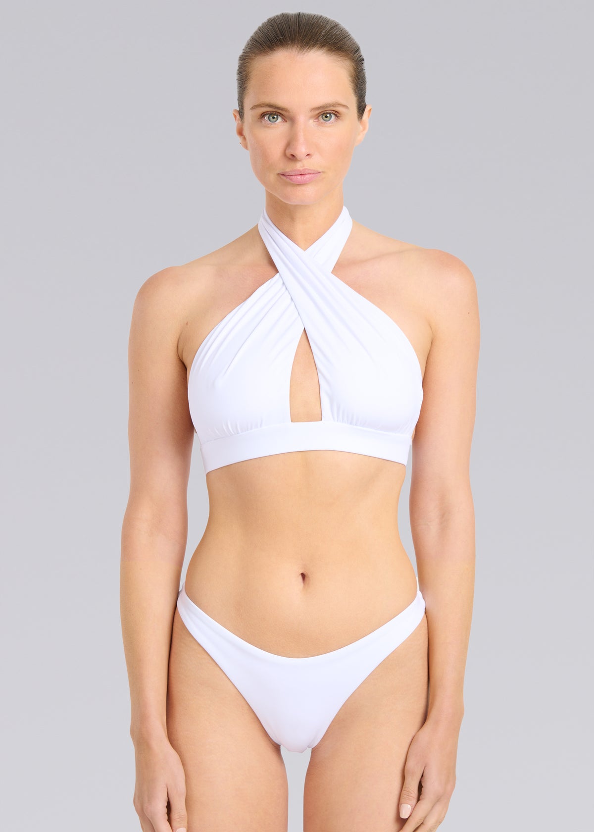 Sandbanks Scoop Bikini Bottom - White