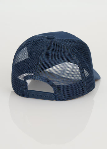 Sandbanks Yacht Club Mesh Back Nylon Cap - Navy