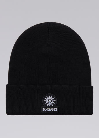 Sandbanks Merino Wool Beanie - Black