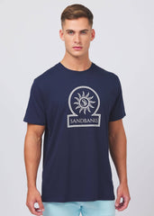 Sandbanks Logo Graphic T-Shirt - Navy - Sandbanks