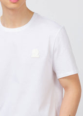 Sandbanks Rubberised Badge Logo T-Shirt - White - Sandbanks