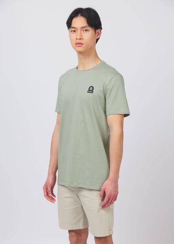 Sandbanks Badge Logo T-Shirt - Sage