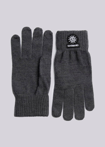 Sandbanks Knitted Accessories Set - Charcoal