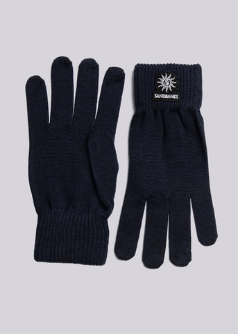 Sandbanks Gift Box - Knitted Accessories Set - Navy