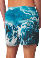 Sandbanks Crashing Waves Swim Shorts - Multi Coloured