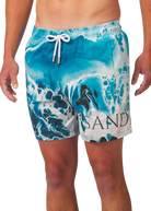 Sandbanks Crashing Waves Swim Shorts - Multi Coloured