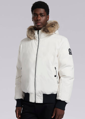 Sandbanks Shore Bomber Jacket - Off-White