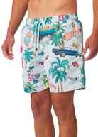 Sandbanks Vegas Swim Shorts - Light Blue