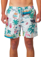 Sandbanks Vegas Swim Shorts - Light Blue