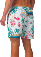 Sandbanks Vegas Swim Shorts - Light Blue