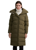 Sandbanks Haven Oversized Long Puffer - Olive