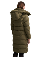 Sandbanks Haven Oversized Long Puffer - Olive