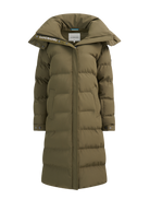 Sandbanks Haven Oversized Long Puffer - Olive