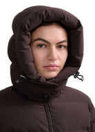 Sandbanks Belle Puffer Jacket - Brown