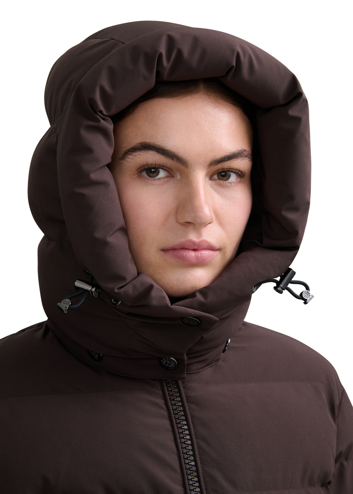 Sandbanks Belle Puffer Jacket - Brown