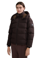 Sandbanks Belle Puffer Jacket - Brown