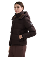 Sandbanks Belle Puffer Jacket - Brown