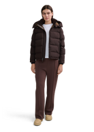 Sandbanks Belle Puffer Jacket - Brown