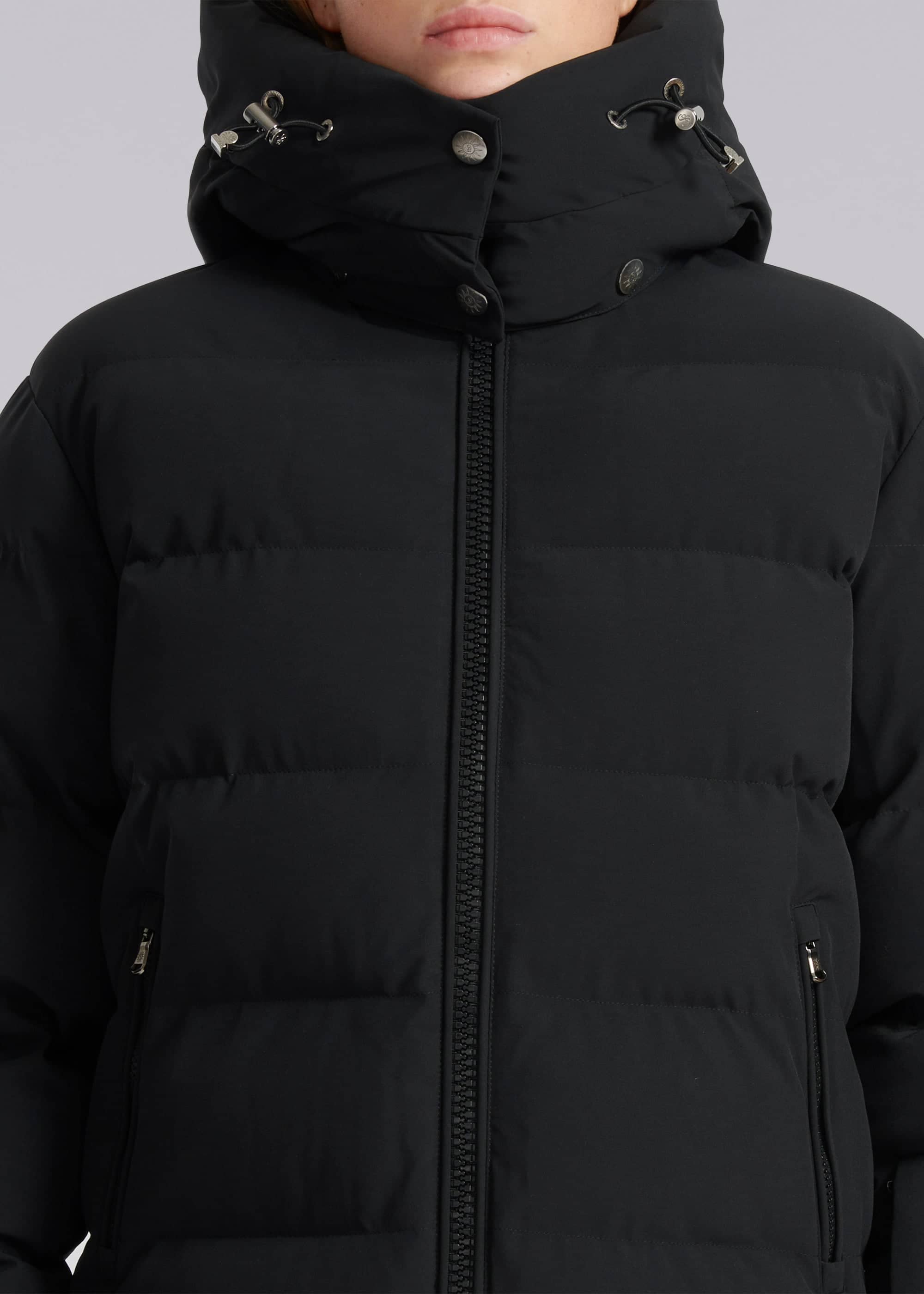 Sandbanks Belle Puffer Jacket - Black - Sandbanks