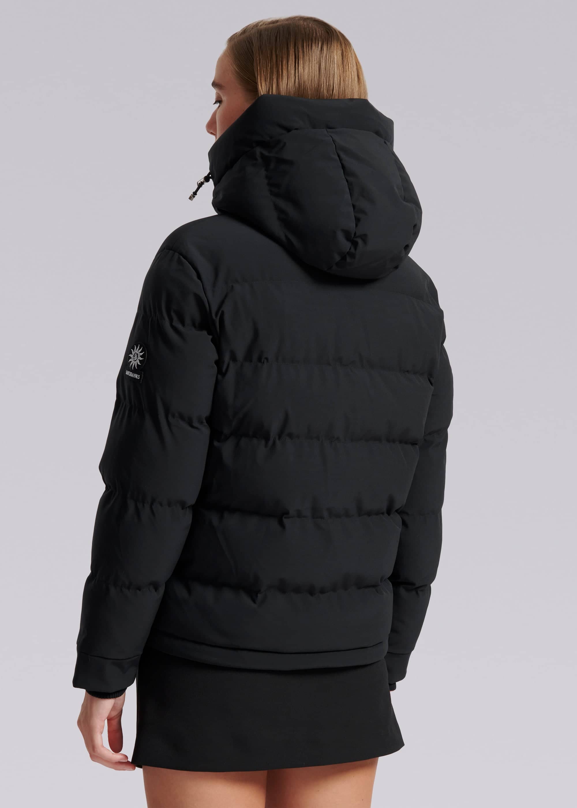 Sandbanks Belle Puffer Jacket - Black - Sandbanks