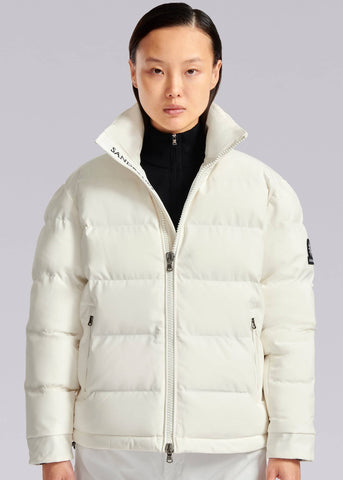 Sandbanks Belle Puffer Jacket - Off-White - Sandbanks