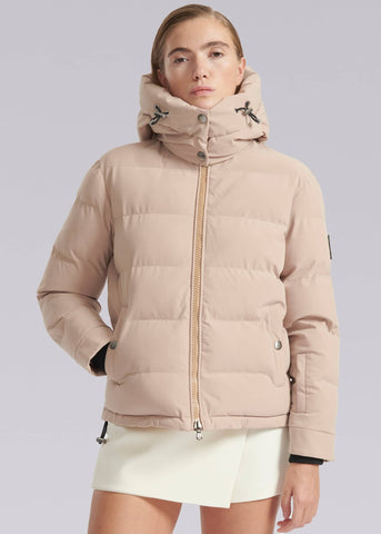 Sandbanks Belle Puffer Jacket - Taupe - Sandbanks