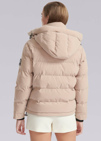 Sandbanks Belle Puffer Jacket - Taupe - Sandbanks