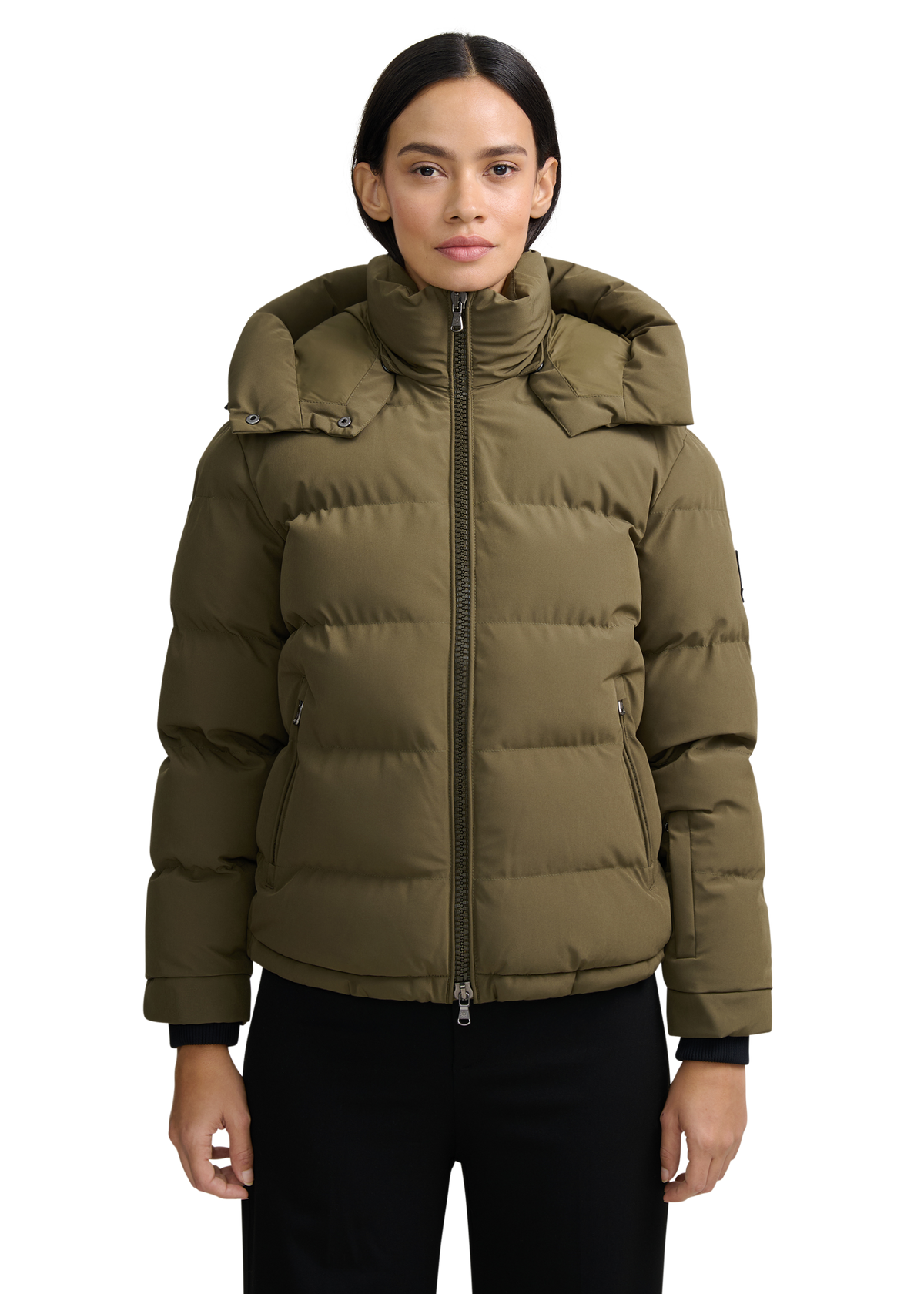 Sandbanks Belle Puffer Jacket - Olive