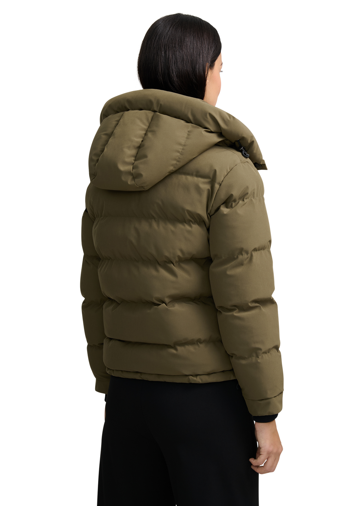 Sandbanks Belle Puffer Jacket - Olive
