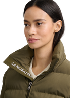 Sandbanks Belle Puffer Jacket - Olive