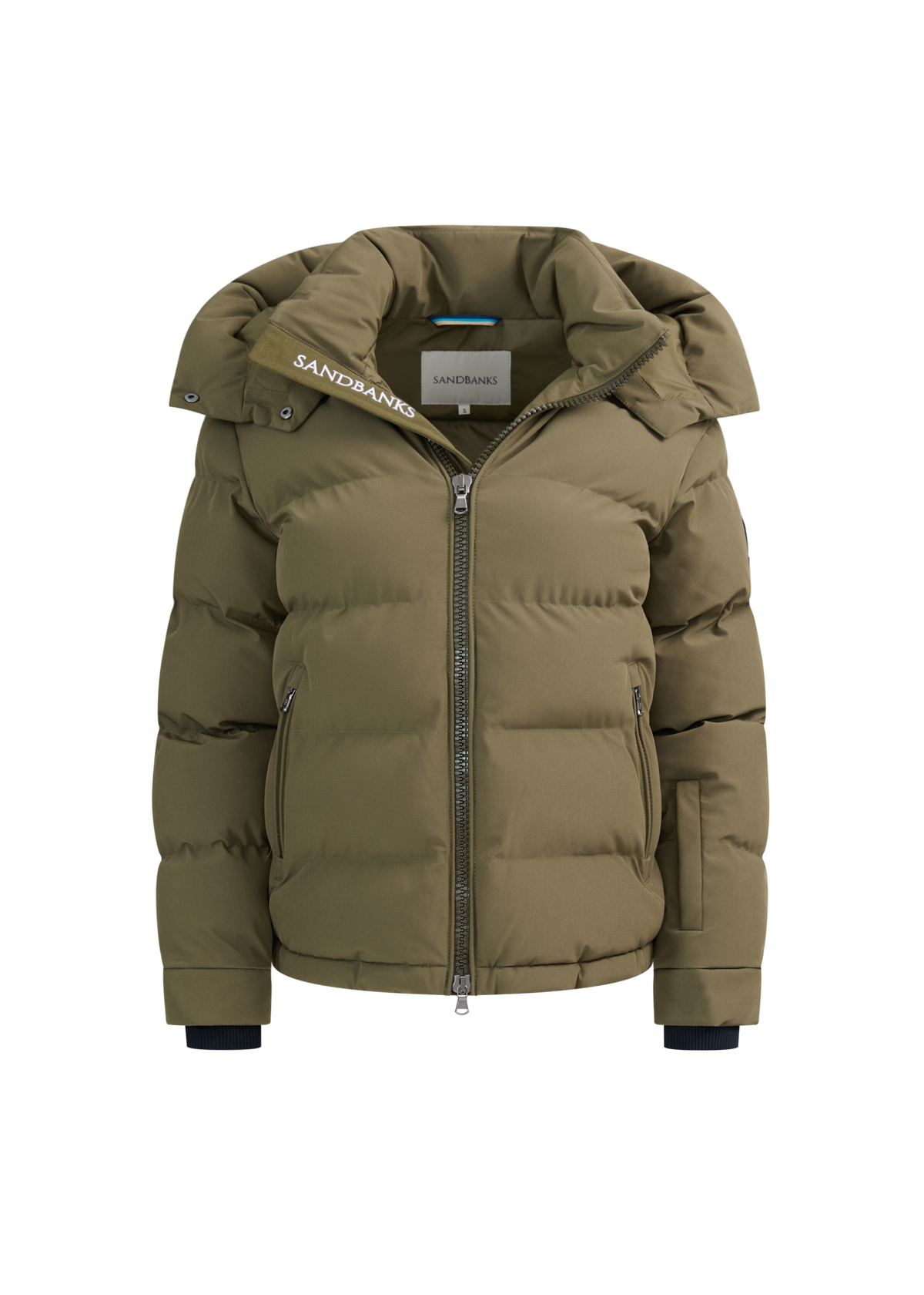 Sandbanks Belle Puffer Jacket - Olive