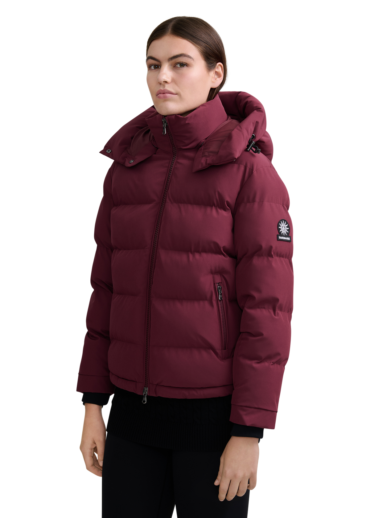 Sandbanks Belle Puffer Jacket - Port