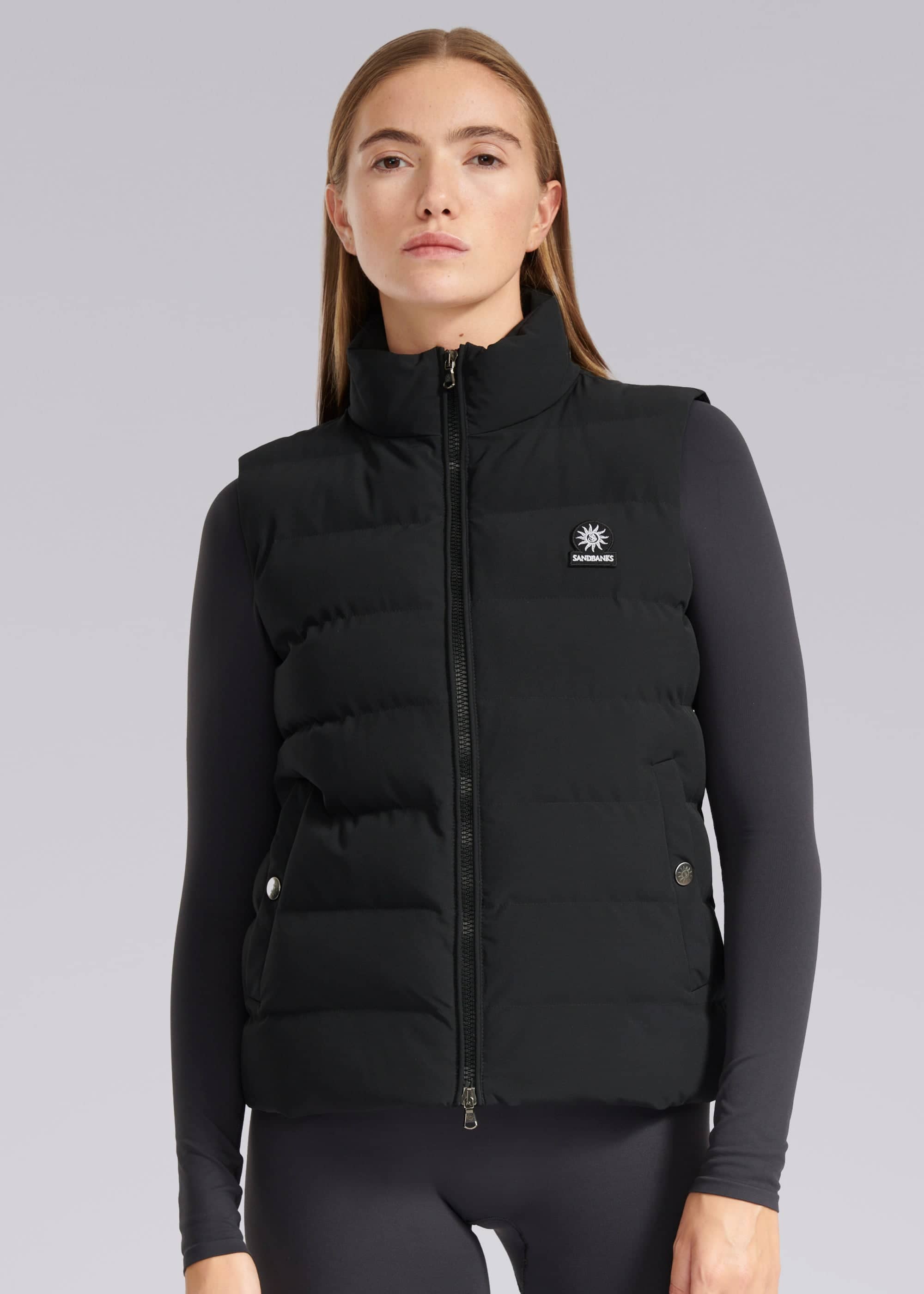 Sandbanks Marina Gilet - Black - Sandbanks